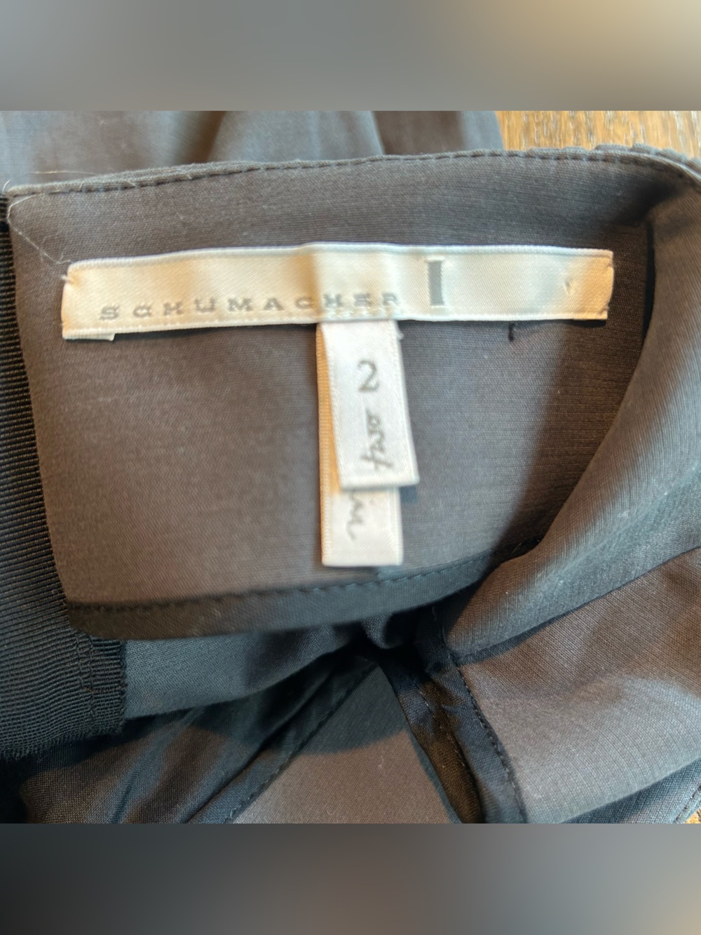 Schumacher gray skirt pleats classic Fancy - size 2 - Picture 2 of 6